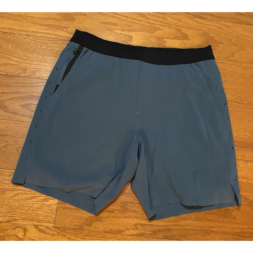 Ten Thousand The Interval Short Gray Mens Large L 7 Inch Inseam Lined Training